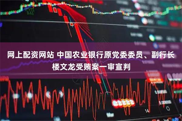 网上配资网站 中国农业银行原党委委员、副行长楼文龙受贿案一审宣判