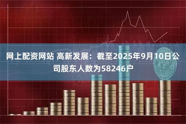网上配资网站 高新发展：截至2025年9月10日公司股东人数为58246户